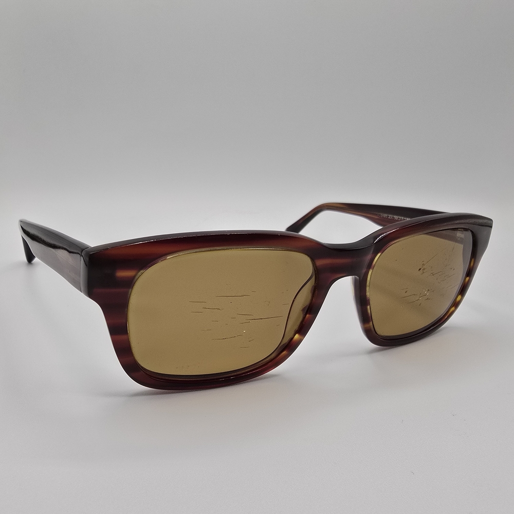 Warby Parker Beckett 230 Glasses Brown Grain 50-17-145, Frames Only